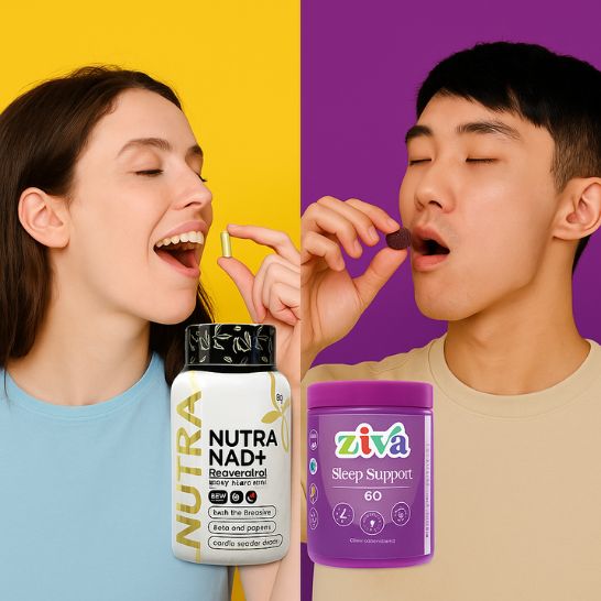 Pack Bienestar 24/7 | Resveratrol para vitalidad + Gomitas Ziva con Melatonina para descanso reparador