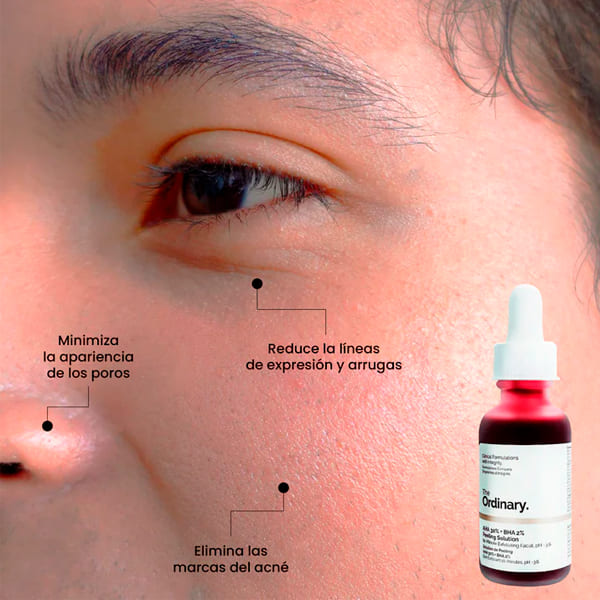 Peeling Solution AHA 30% + BHA 2% The Ordinary - Piel renovada