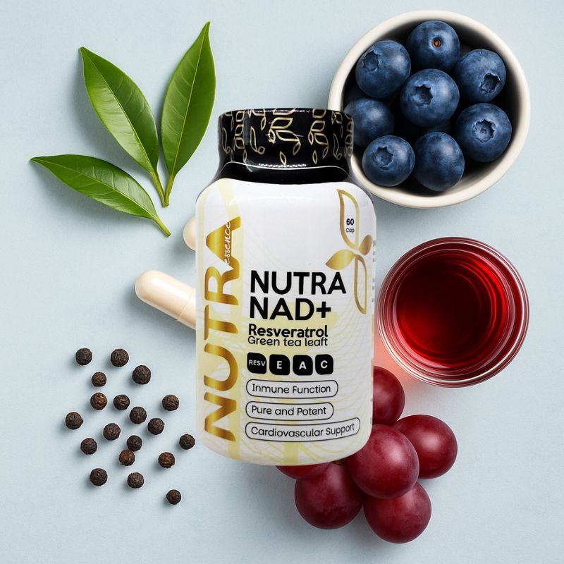Nutra NAD+ Resveratrol 60 Cápsulas | Antioxidante Natural