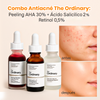 Combo The Ordinary | Anti Acné: Peeling + Retinol + Ácido Salicílico
