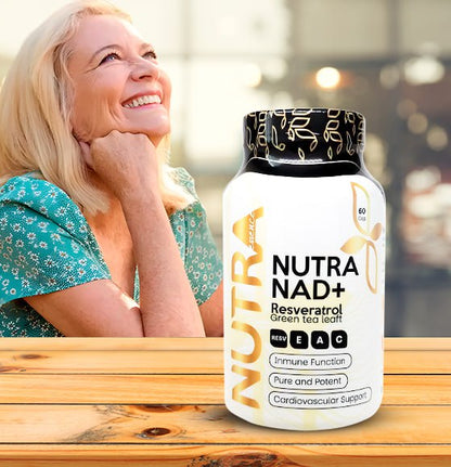 Nutra NAD+ Resveratrol 60 Cápsulas | Antioxidante Natural