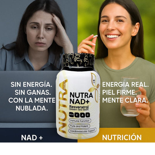 Nutra NAD+ Resveratrol 60 Cápsulas | Antioxidante Natural