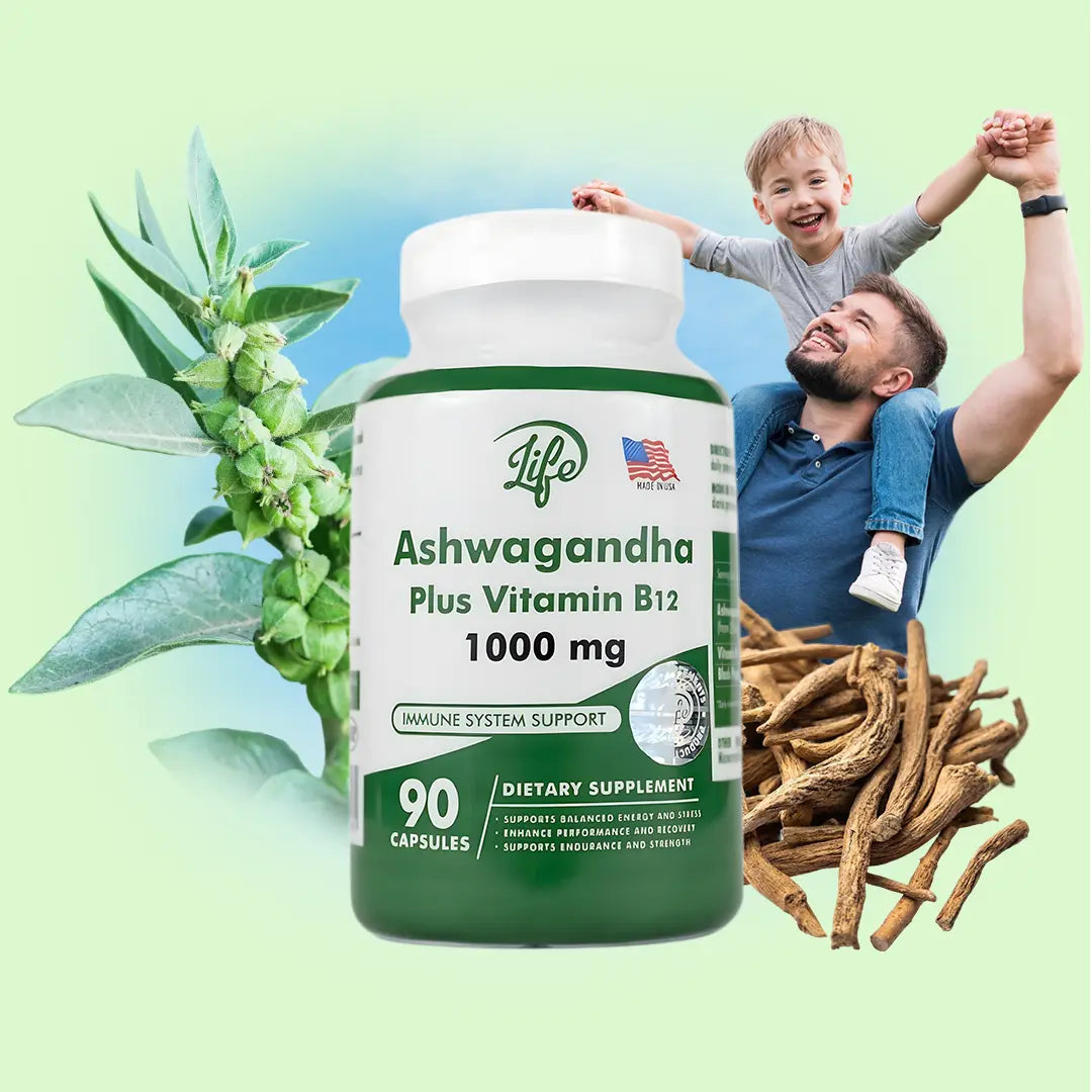 Ashwagandha + Vitamina B12 1000mg