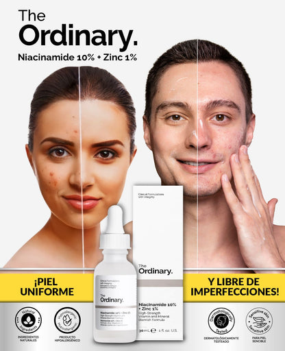 The Ordinary Niacinamida 10% + Zinc 1% (30 ml)