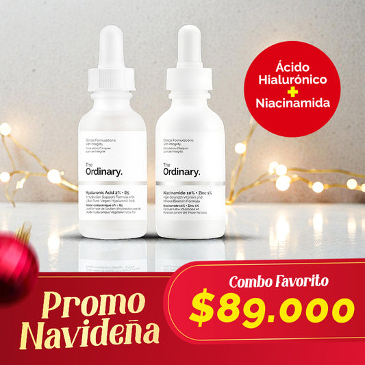 Combo The Ordinary: Ácido Hialurónico + Niacinamida