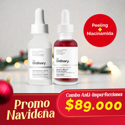Combo The Ordinary: Niacinamide + Peeling Solution
