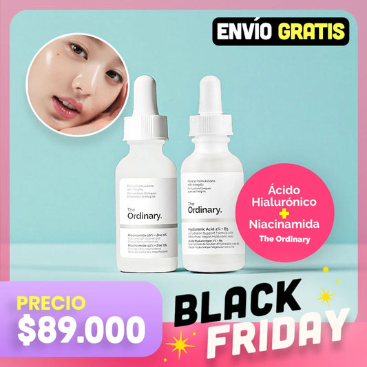 Combo The Ordinary: Ácido Hialurónico + Niacinamida