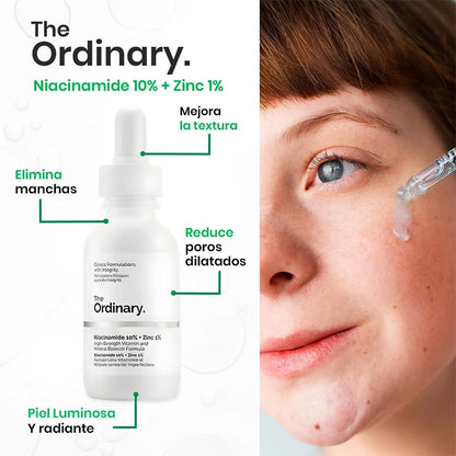 Combo Trío Dermatológico Anti-Poros | Niacinamida + Acido Hialuronico + Acido Salicilico