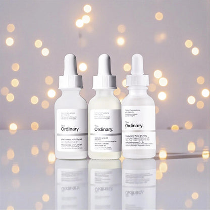 Combo Trío Dermatológico Anti-Poros | Niacinamida + Acido Hialuronico + Acido Salicilico