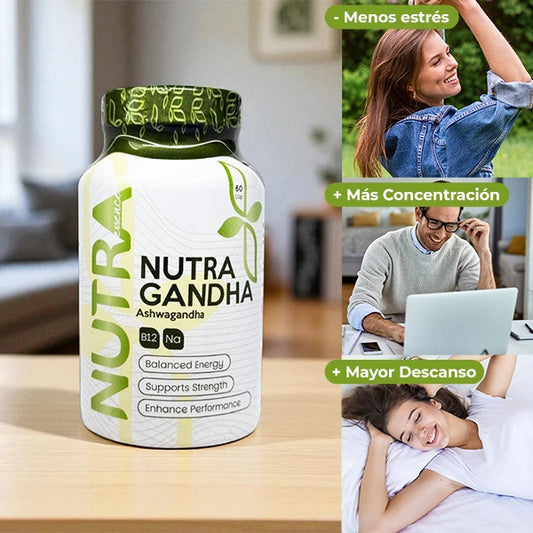 Vive sin ansiedad con Nutra Ashwagandha 🌿