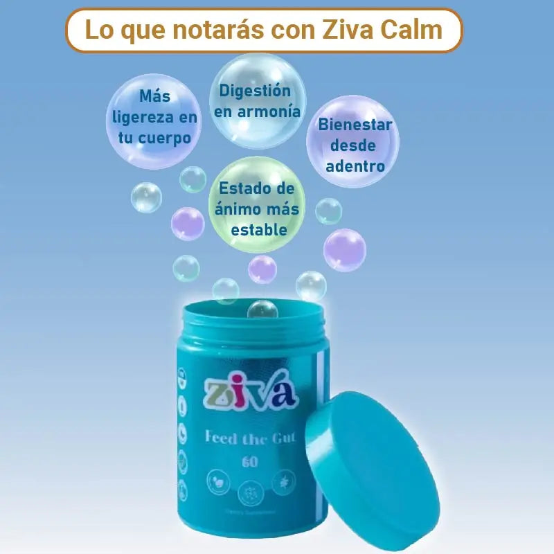 Gummies Ziva Calm – Suplemento natural que apoya la digestión y promueve la calma
