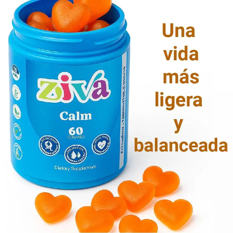 Gummies Ziva Calm – Suplemento natural que apoya la digestión y promueve la calma